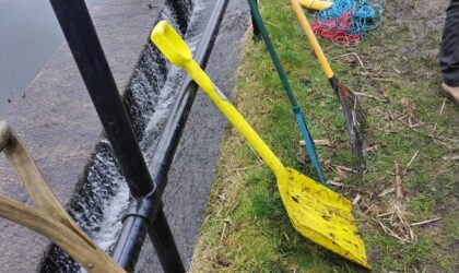 Clean up job near Elton Reservoir