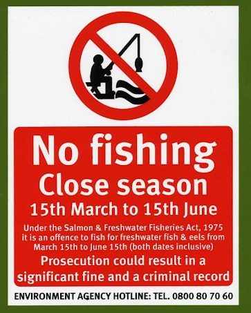 Close season reminder